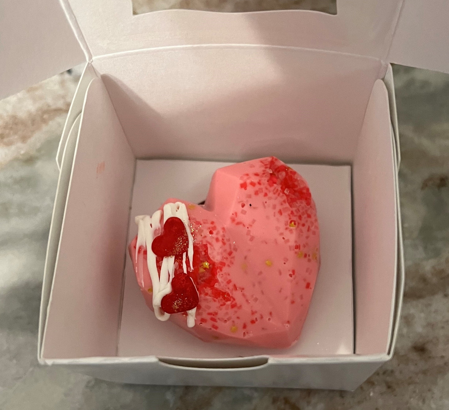 Heart Shaped Cocca Bombs