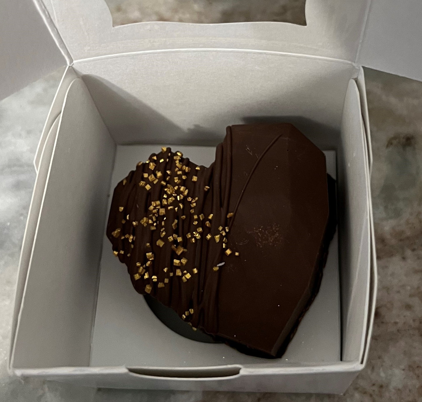 Heart shaped -Chocolate Cocca Bombs