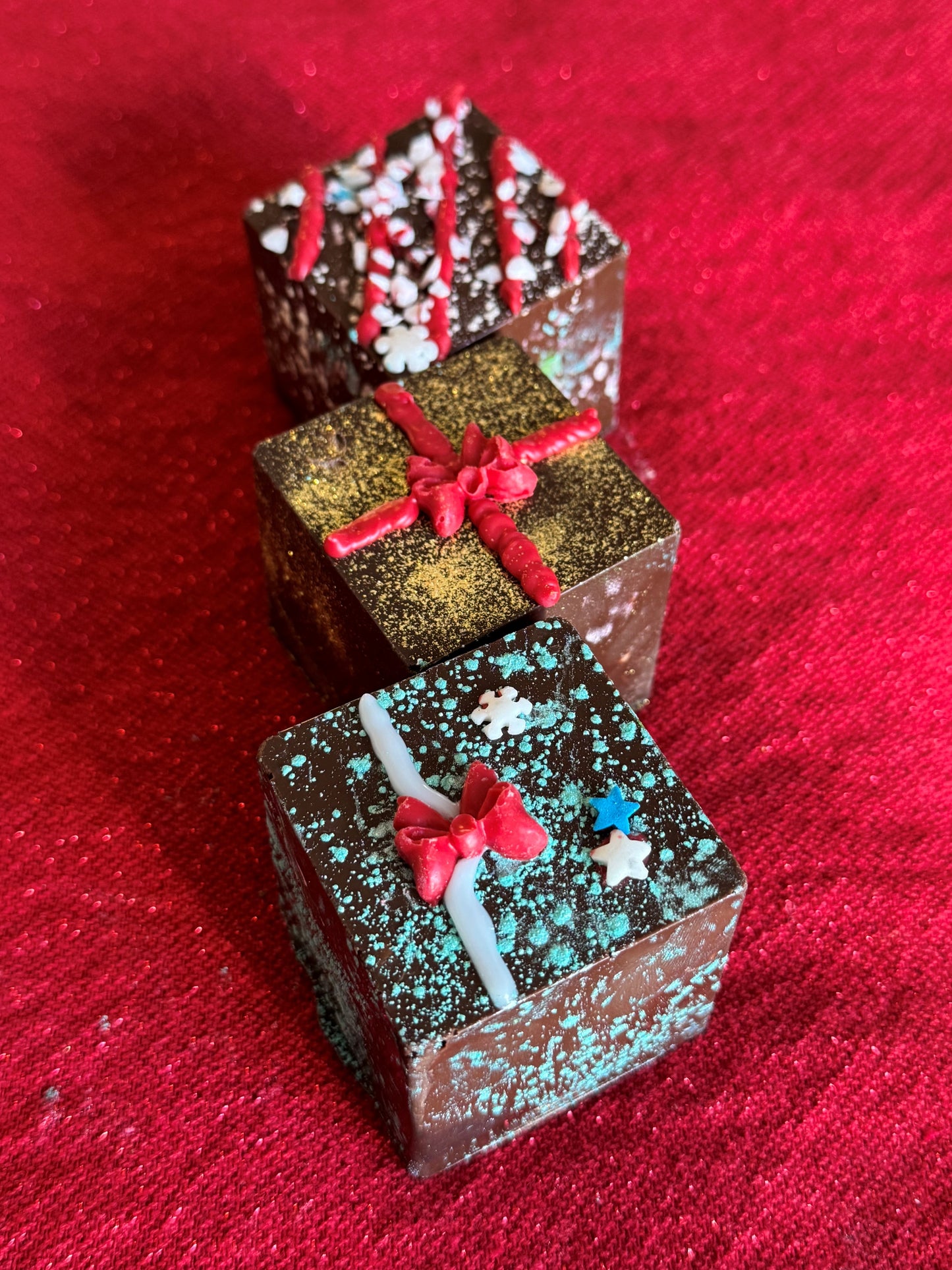 Gift boxes cocoa bombs - set of 3