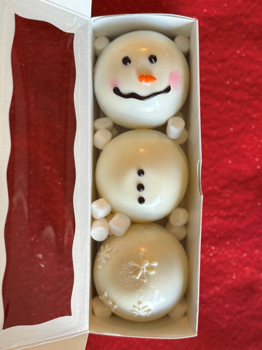 Snowman Hot Chocolate Bombs